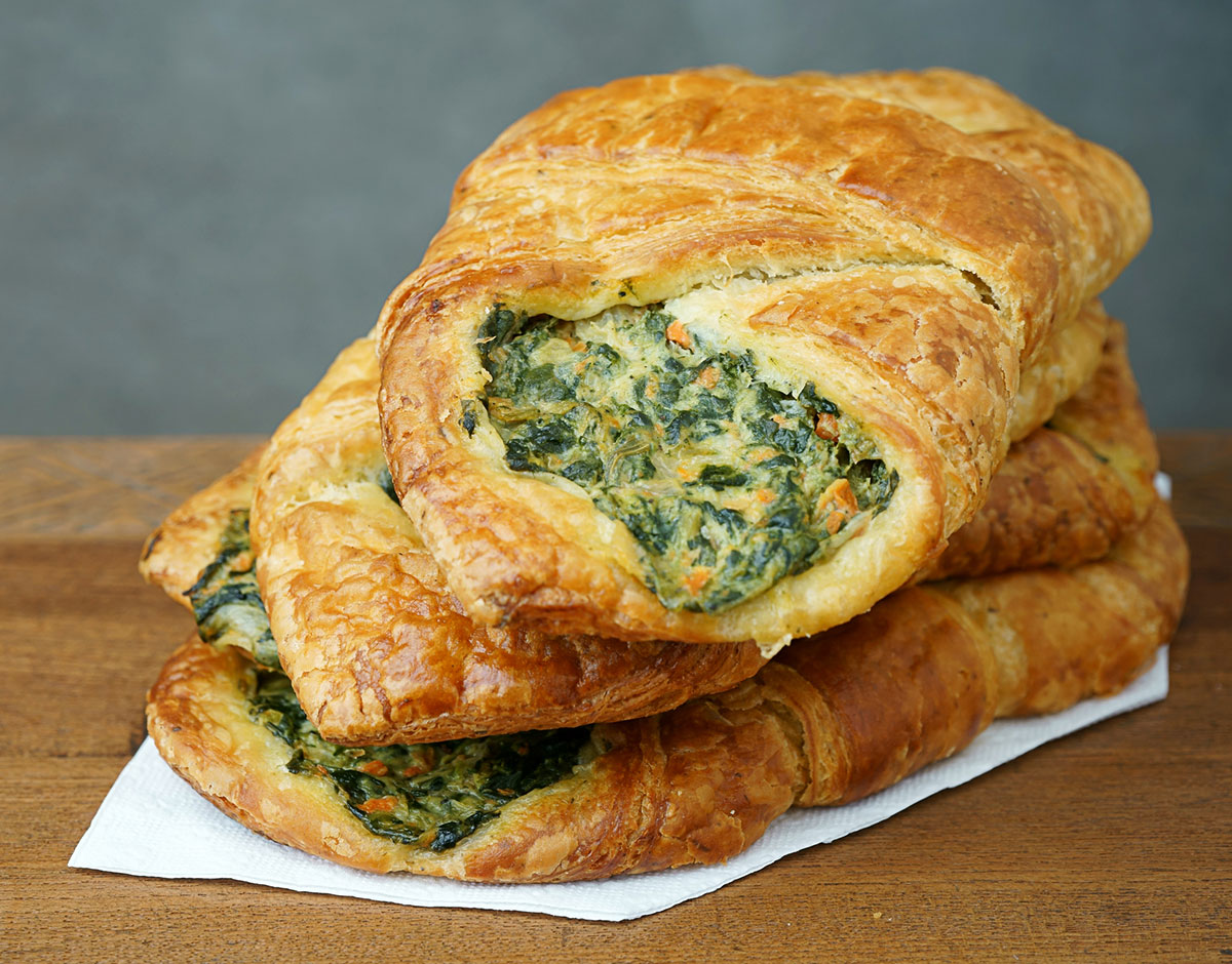 Spinach and Cheese Croissants